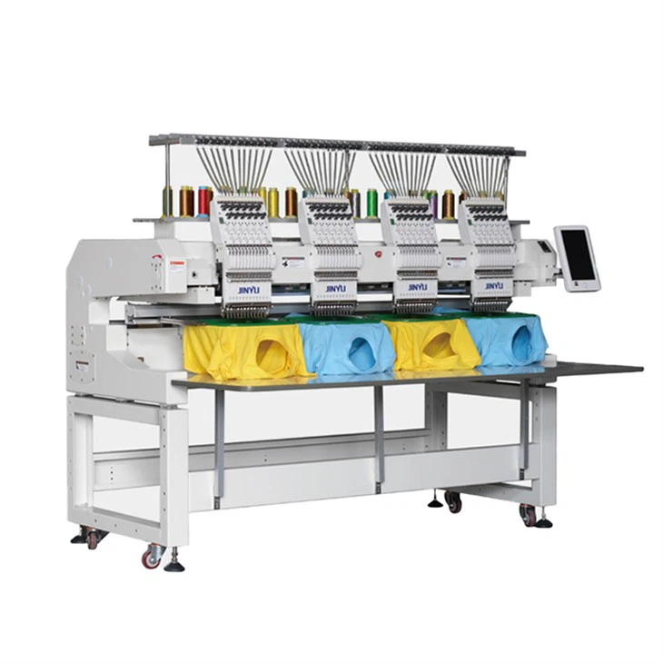 Skomputeryzowana wielopłaska maszyna haftowa